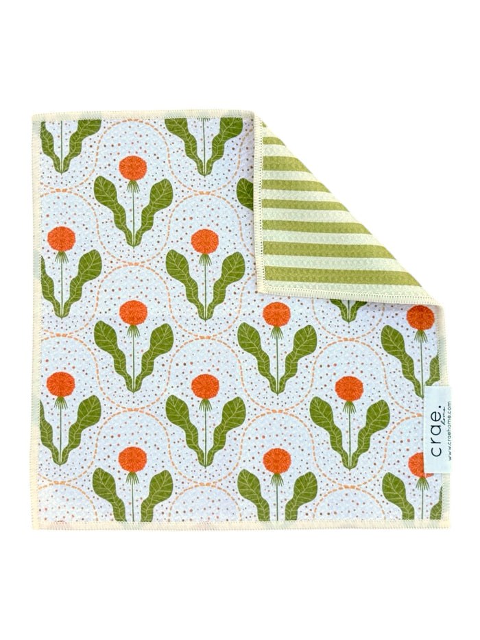 Sprout and Stripe: Reversible Washcloth