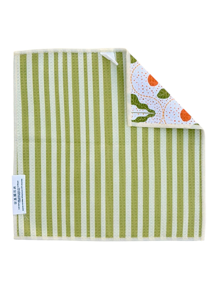 Sprout and Stripe: Reversible Washcloth