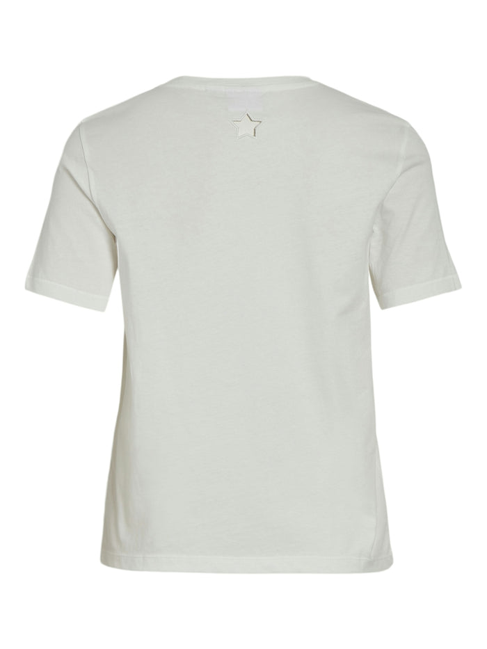 Star T-Shirt (Snow White/Black)