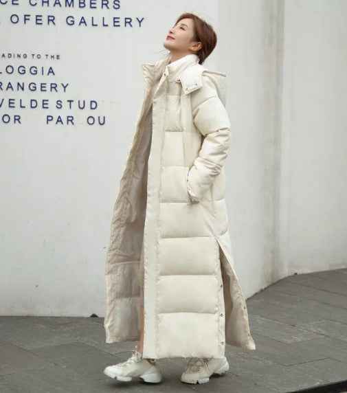 Stay Cozy and Chic: Winter Long Cotton Coat for Women
