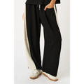 Striped Barrel Leg Lounge Pants