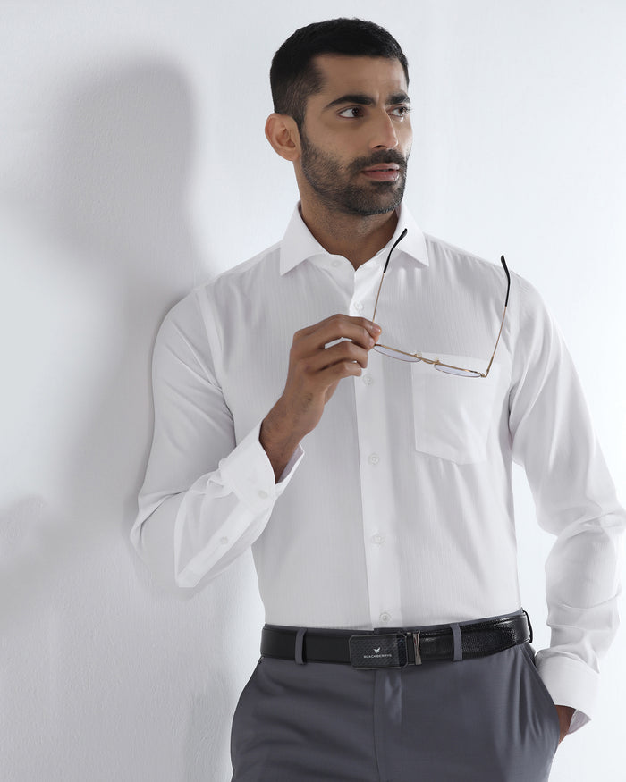 Super White Stripe Shirt - Haven