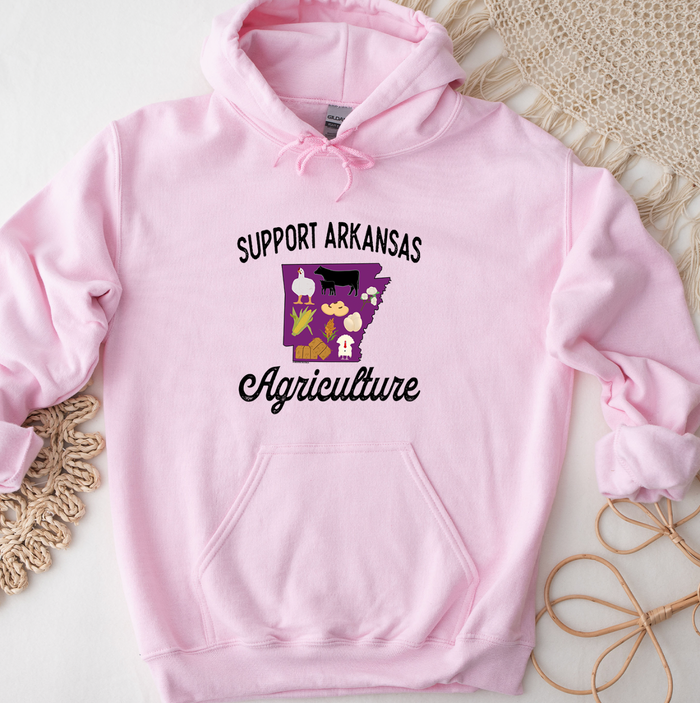 Support Arkansas Agriculture– Hoodie