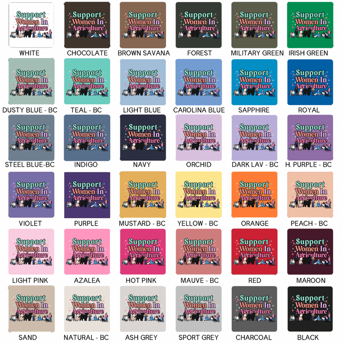Support Women In Agriculture Illustration– Hoodie