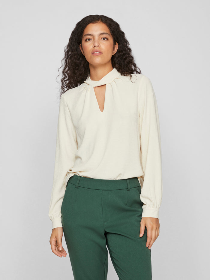 Sura High Neck Top (Birch)
