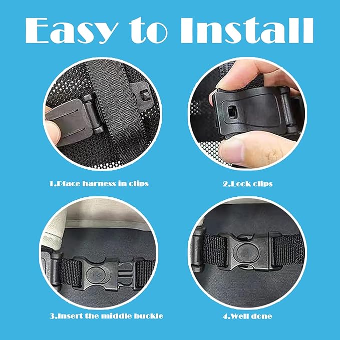 Swabies Anti Escape Car Seat Strap Baby Harness Chest Clip