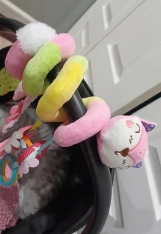 Swabies Spiral Plush Activity Hanging Toy