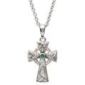 Swarovski Crystal Irish Celtic Trinity Knot Cross