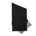 Tartan Weaving Mill 100% Pure Cashmere Scarf - Made in Scotland - Black - Heritage Of Scotland -