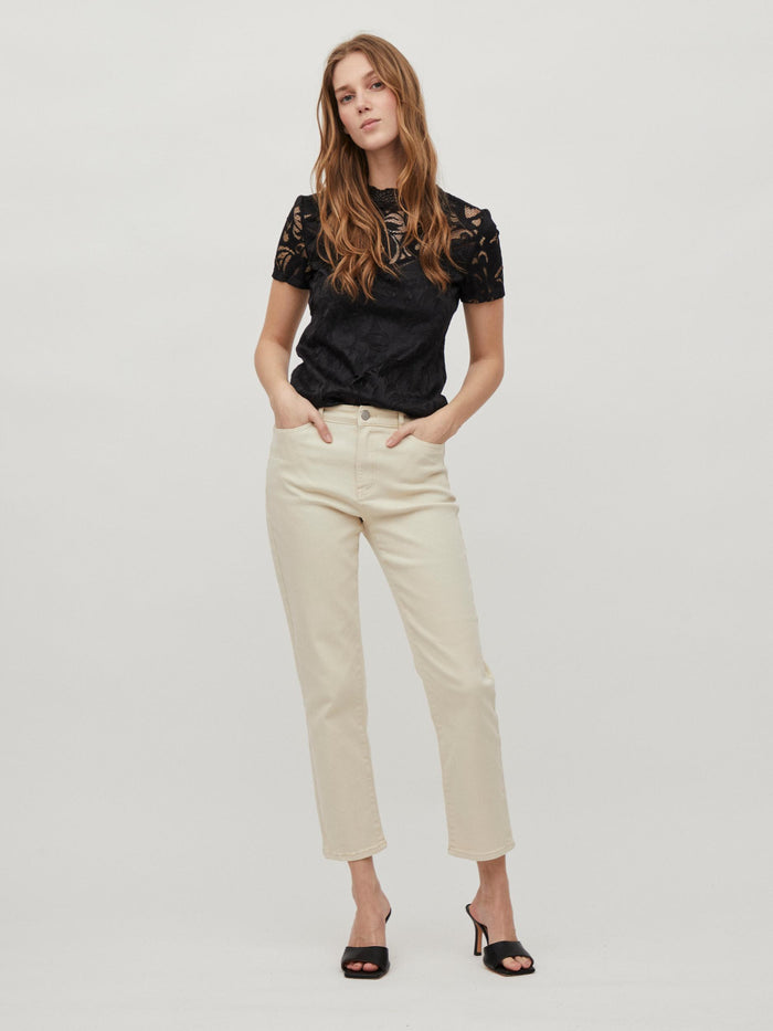 TASIA LACE TOP (BLACK)