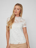 TASIA LACE TOP (WHITE)