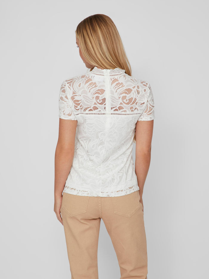 TASIA LACE TOP (WHITE)