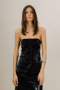 Urban Pioneers Female Thalia Corset TOP BLACK