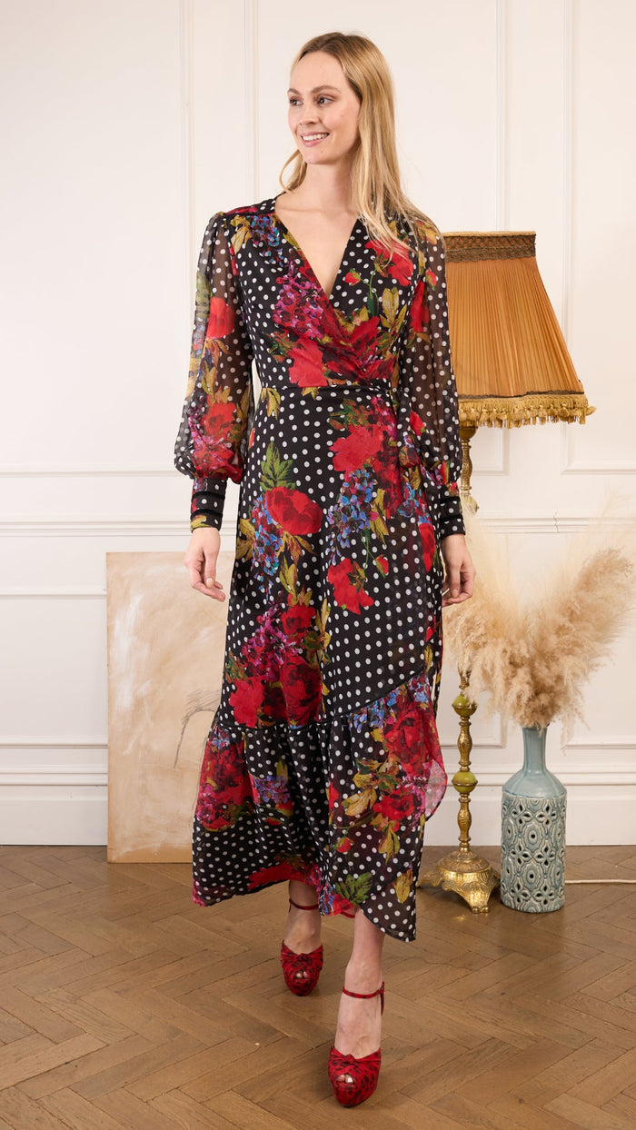 The Moni Maxi Wrap Dress