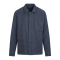 Urban Pioneers Male Theon Overshirt SHIRT BLACK / BLUE
