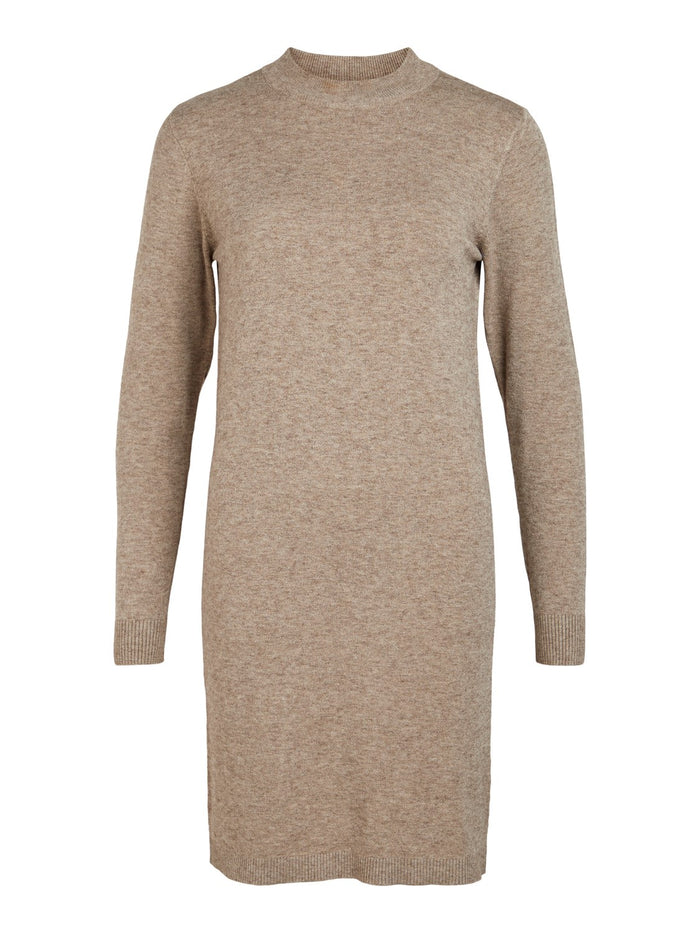 Thess Knitted Dress (Fossil Melange)