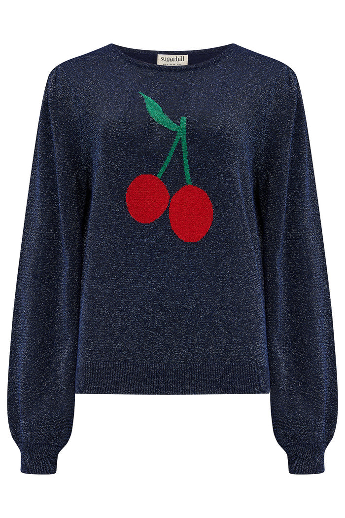 Tiff Jumper (Navy, Cherry Good)