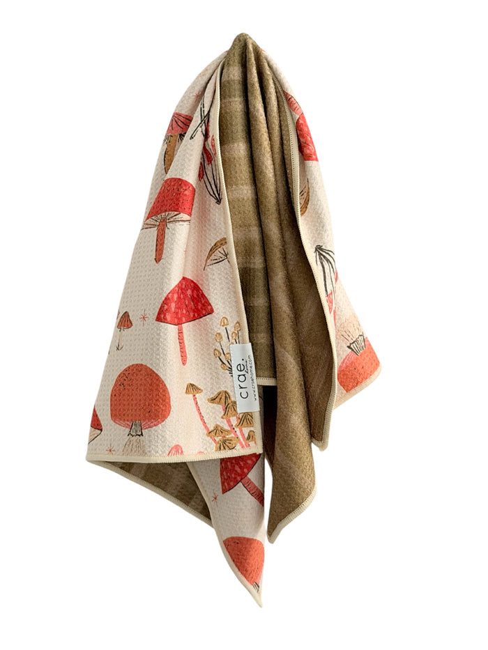 Toadstool Tales: Reversible Hand Towel