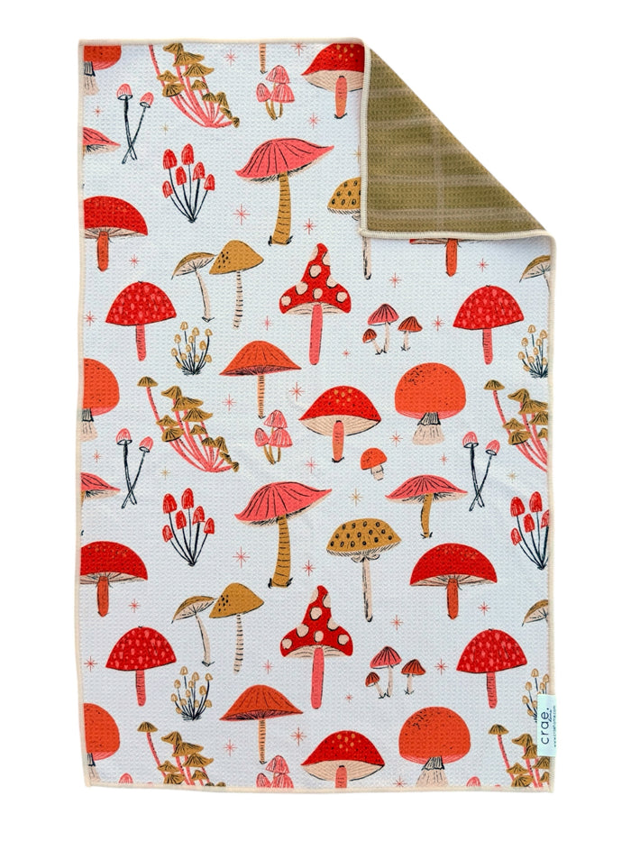 Toadstool Tales: Reversible Hand Towel