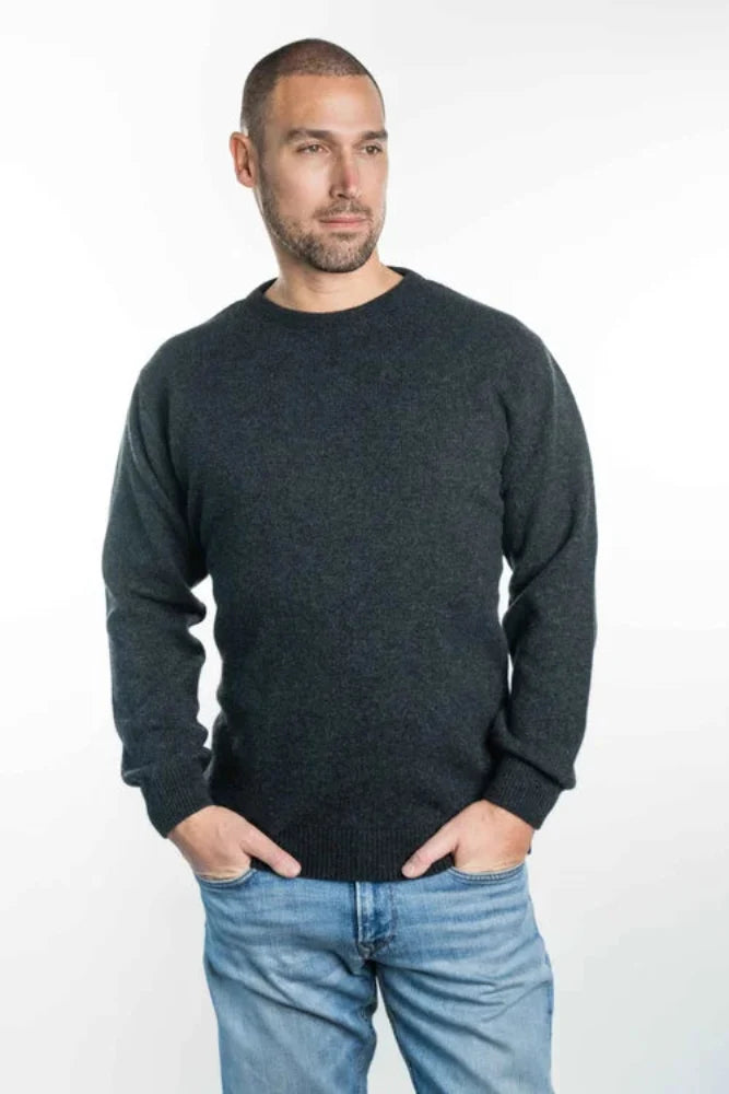 Possum and Merino  TR8004 Crew Neck Jumper - A classic unisex crew neck jumper.   3XL incurs an additional cost  Made proudly in New Zealand from a premium blend of 25% possum fur, 65% merino & 10% silk.