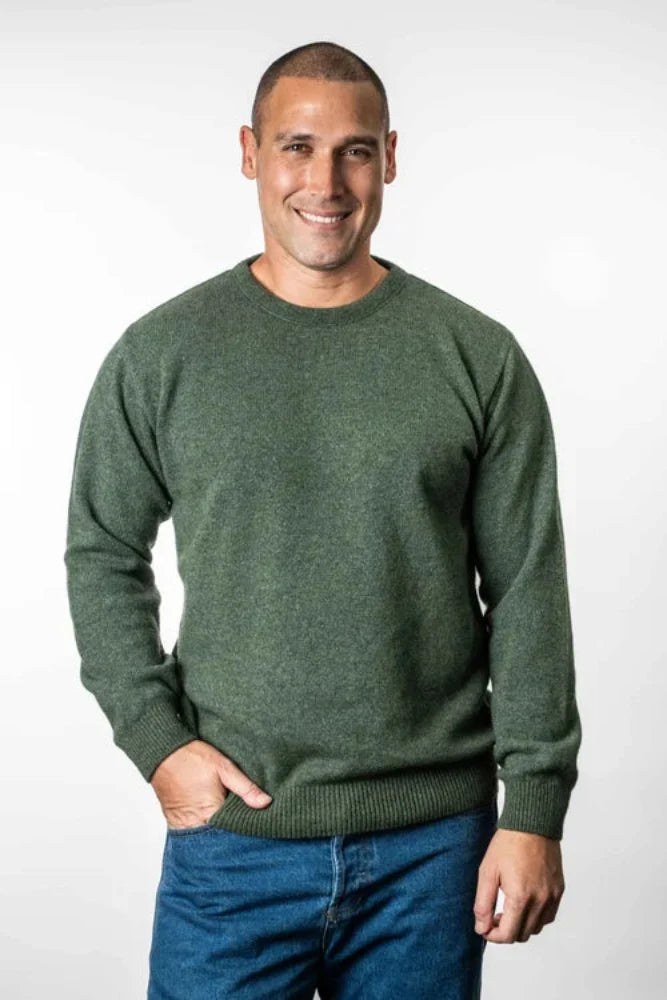 Possum and Merino  TR8004 Crew Neck Jumper - A classic unisex crew neck jumper.   3XL incurs an additional cost  Made proudly in New Zealand from a premium blend of 25% possum fur, 65% merino & 10% silk.