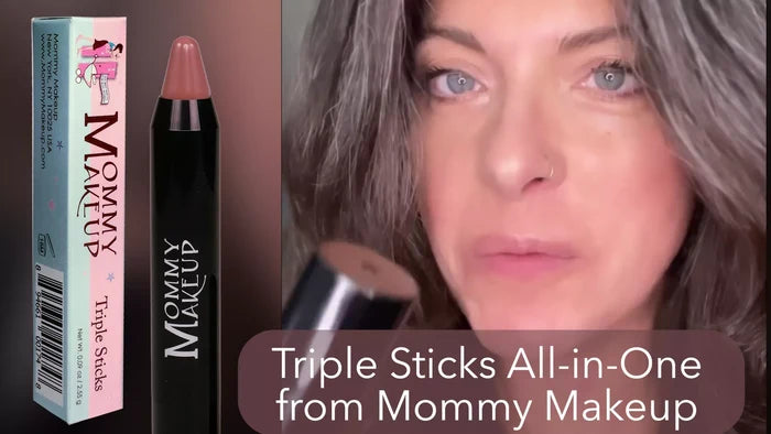 Triple Sticks Lipstick, Cream Blush, and Treatment in Bare Babe - RFE Marketing Ventures