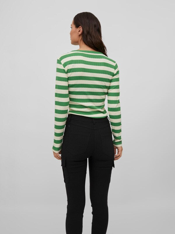 Trippa Stripe Top (Kelly Green)