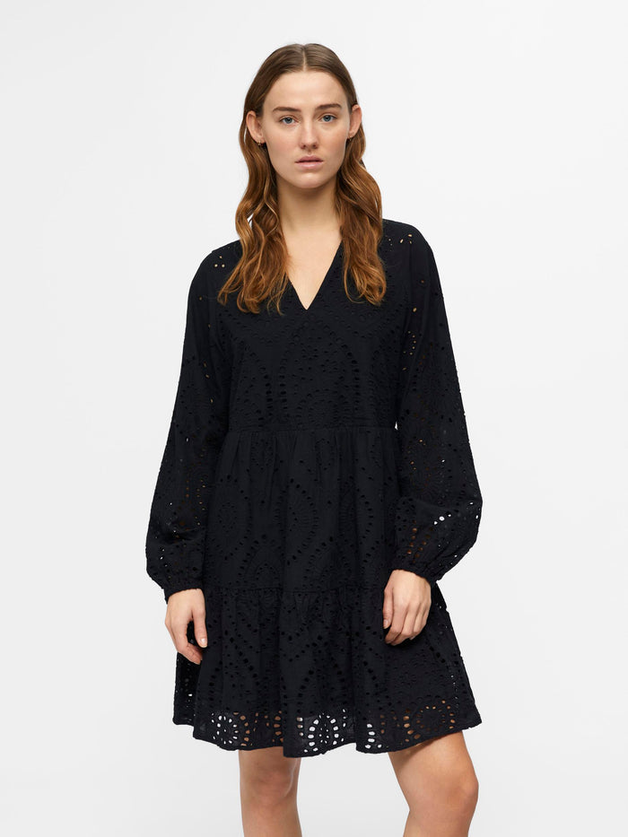TULSI L/S DRESS (BLACK)