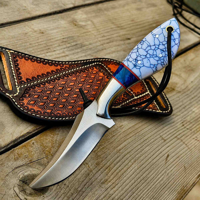 Turquoise Handle Cowboy Knife - Your Essential Companion for Precision and Style - RFE Marketing Ventures