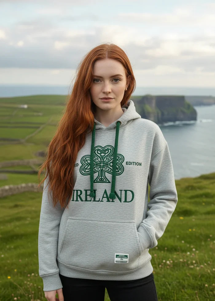 Unisex Ireland Shamrock Hoodie