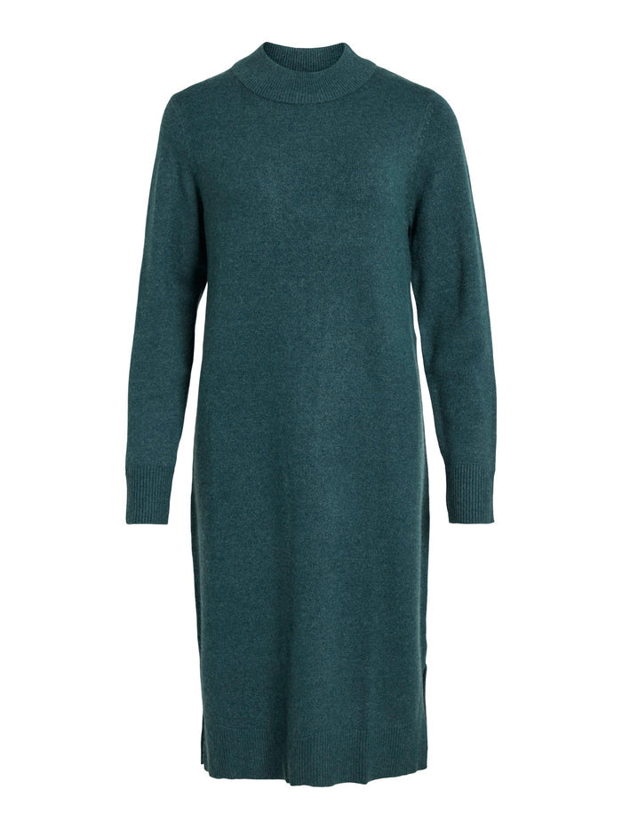 VERONICA CREW NECK MIDI DRESS (PONDEROSA PINE/DARK)