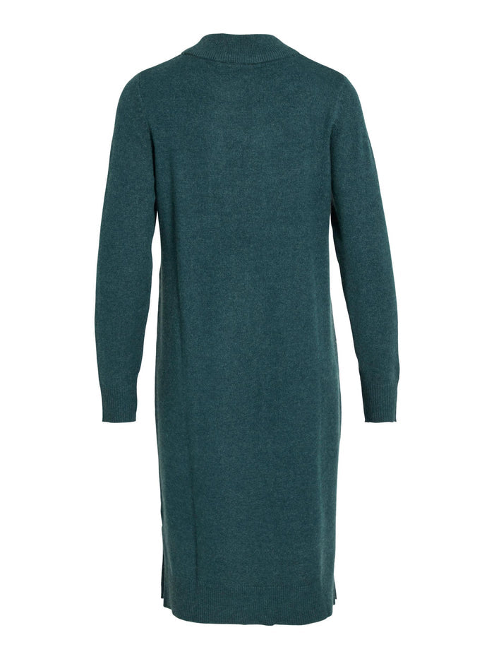 VERONICA CREW NECK MIDI DRESS (PONDEROSA PINE/DARK)