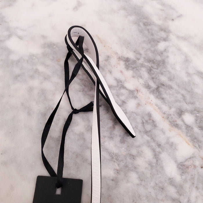 VERSACE WHITE STARFISH BAG CHARM