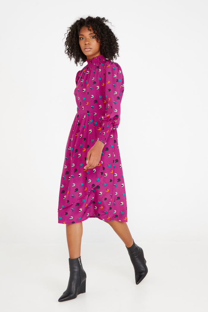 Victoria Dress (Purple)
