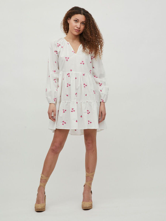 Vidaysi Short Dress (Off White)