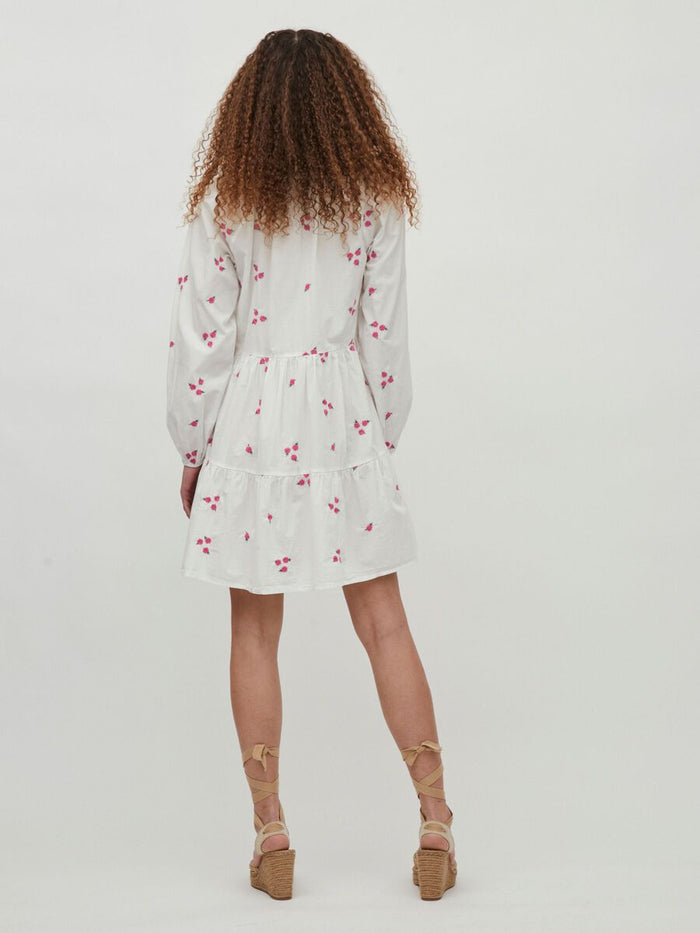 Vidaysi Short Dress (Off White)