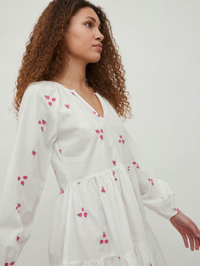 Vidaysi Short Dress (Off White)