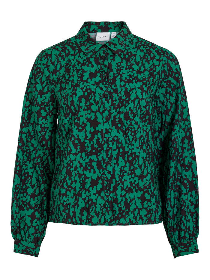 VIKARMA SHIRT (GREEN GRAPHIC)