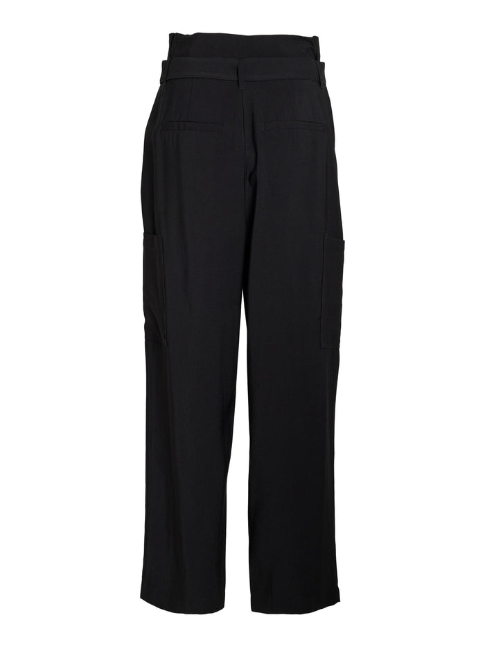 VILLO WIDE LEG PANTS (BLACK)