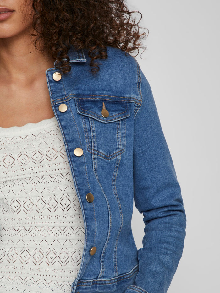 VINEED DENIM JACKET (MEDIUM BLUE)