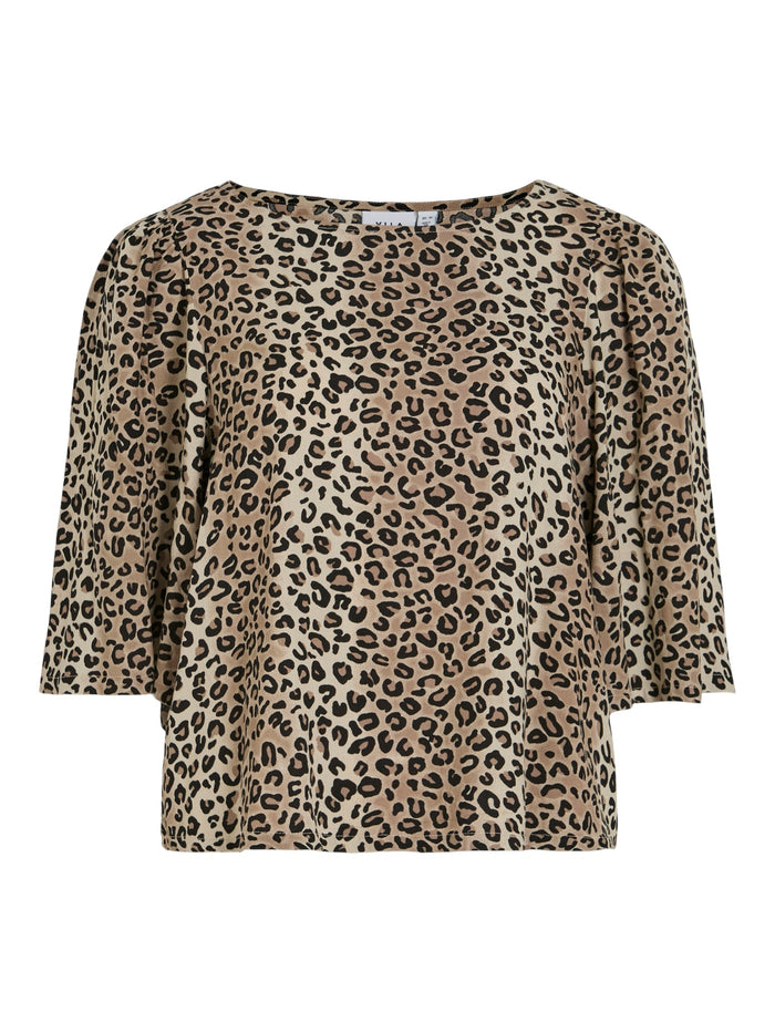 Viola Top (Feather Gray/ Leo)