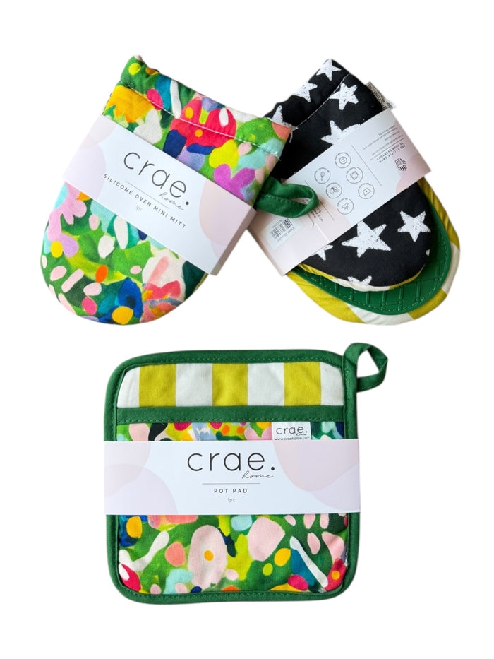 Violet: 2 Mini Mitt + 1 Pot Pad Bundle Pack