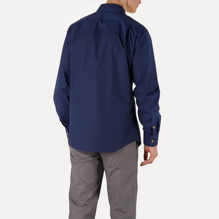 Vivienne Westwood - 2 Button Krall Shirt in Navy - Nigel Clare