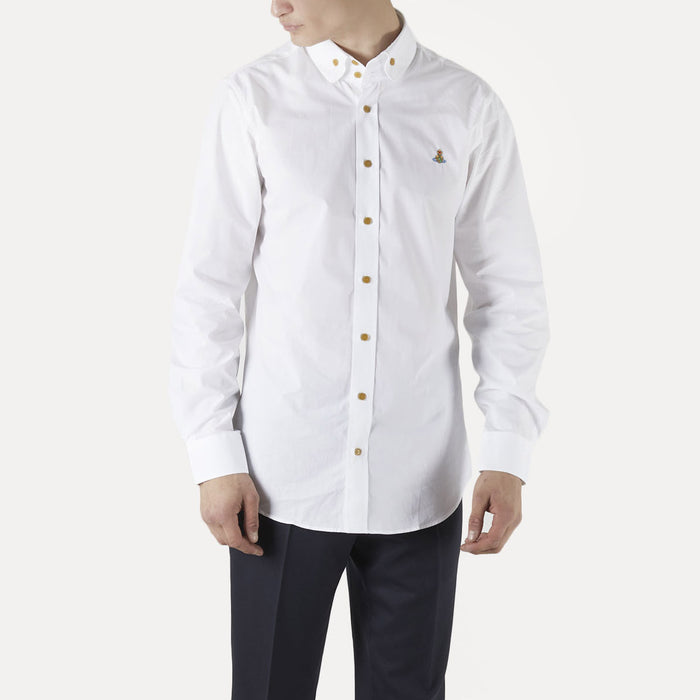 Vivienne Westwood - 2 Button Krall Shirt in White - Nigel Clare