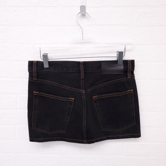 WARDROBE.NYC BLACK DENIM SKIRT - SIZE 26