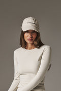 WASHED REVERSE COPYRIGHT CAP - OFF WHITE
