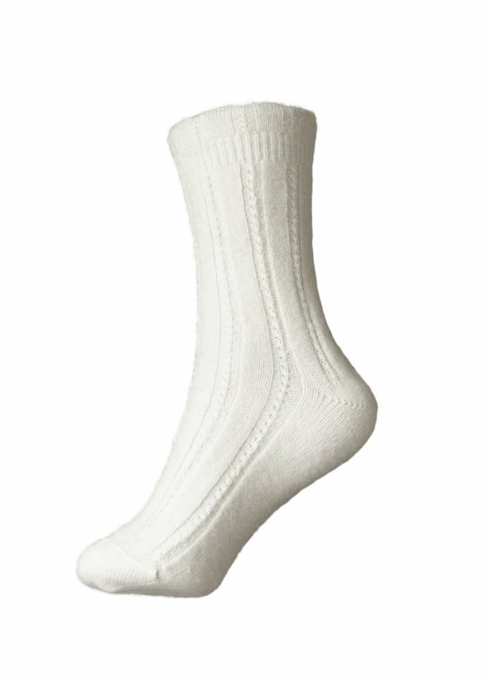 West of Ireland Superfine Alpaca Socks | Natural