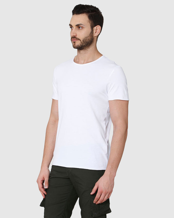 White Crew Neck T-Shirt