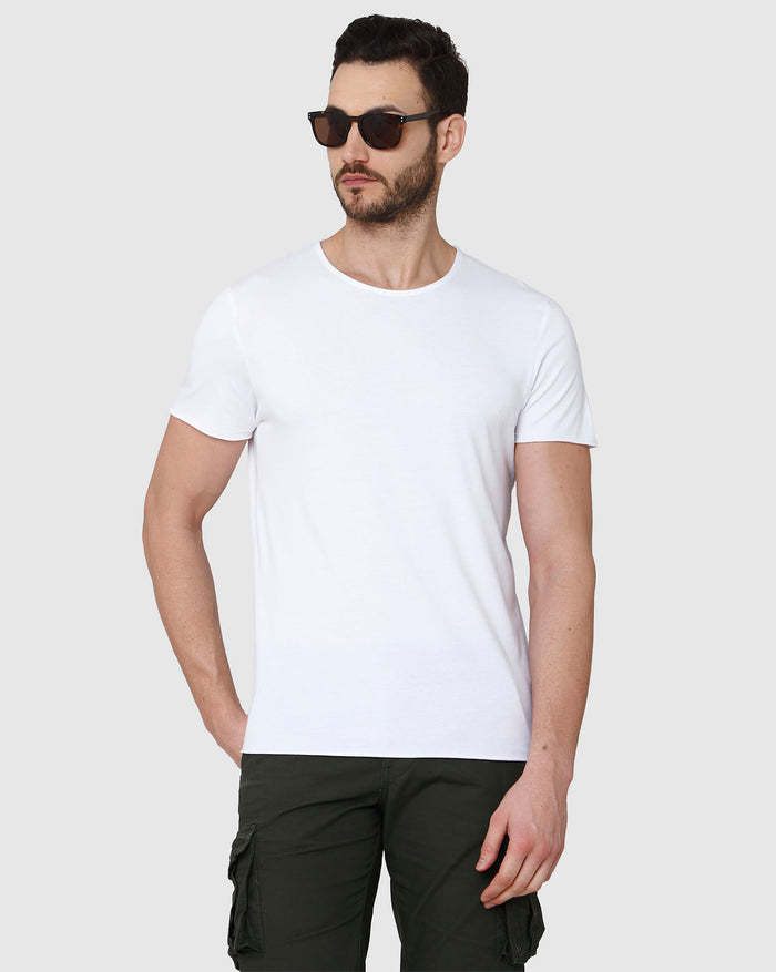 White Crew Neck T-Shirt