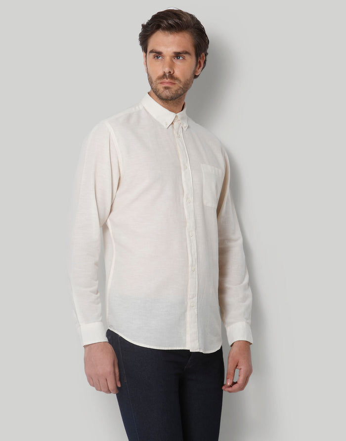 White Full Sleeves Shirt